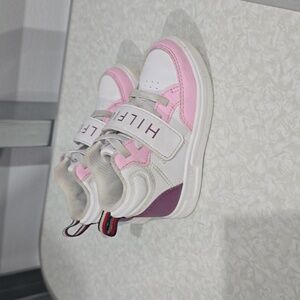 Tommy‎ Hilfiger Pink White Purple High Top Sneakers Size 6